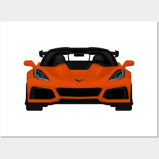 Z06 ZR1 ORANGE3 Posters and Art